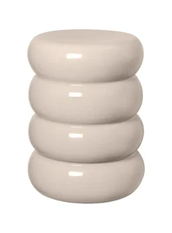 Toru wavy ceramic side table