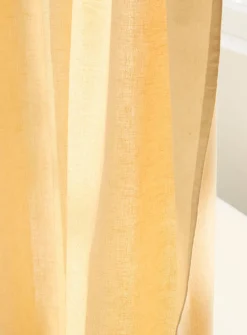 Touch of linen shower curtain
