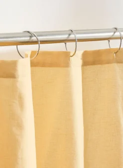 Touch of linen shower curtain