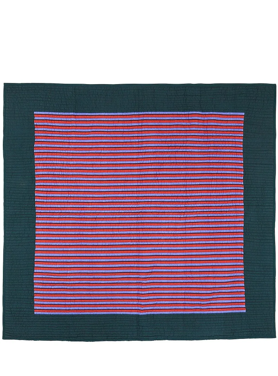 Twist striped quilted bedspread