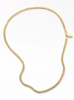 Vermeil gold Cuban-link chain