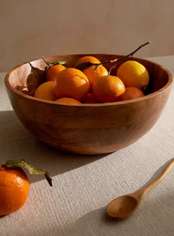 Very large wooden bowl