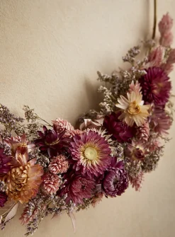 Virginia dried plants wreath