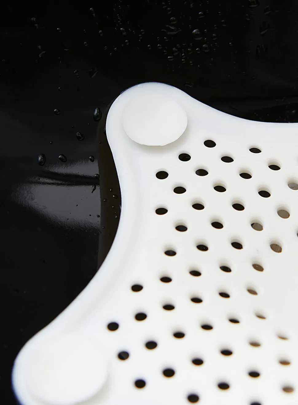 White starfish drain hair catcher