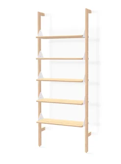 Wood and metal shelf