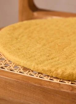 Wool chair cushion