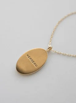 Zodiac sign gold pendant necklace