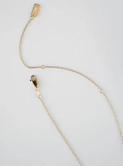 Zodiac sign gold pendant necklace